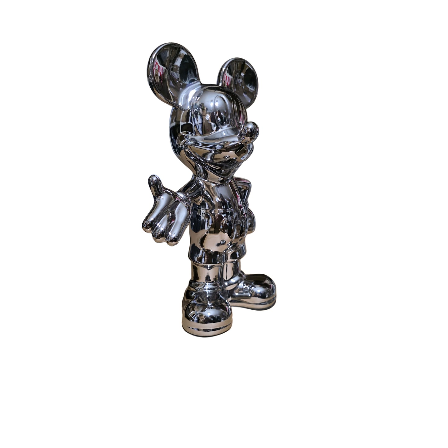 MICKEY MOUSE CHROME CERAMIC ORNAMENT