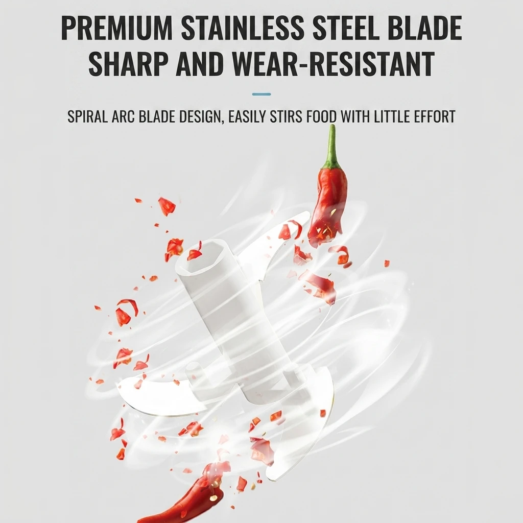 MANUAL MULTIFUNCTIONAL CHOPPER 5 BLADES