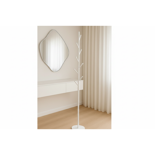 White Metal Coat rack