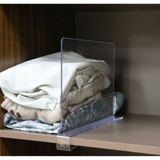 ACRYLIC CLOSET SHELVES DIVIDER 1 pc