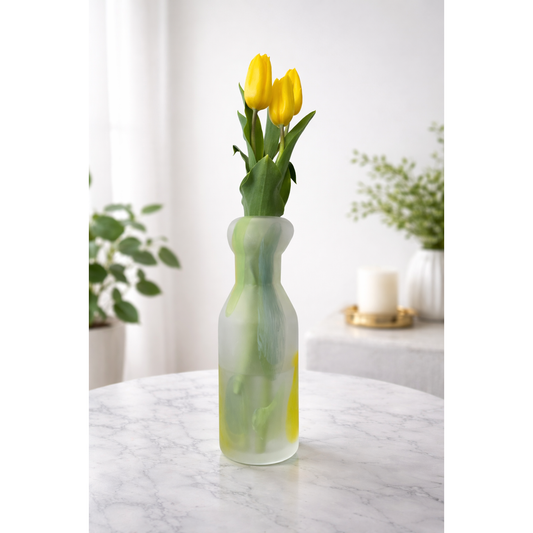 MODERN LARGE GLASS VASE