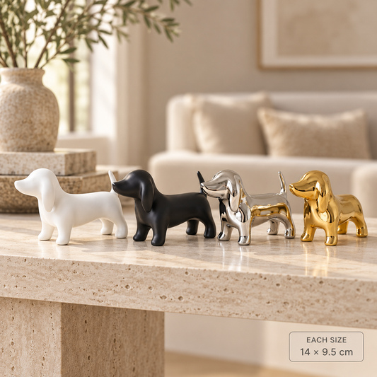 CERAMIC  DOG FIGURE 14*9.5 cm