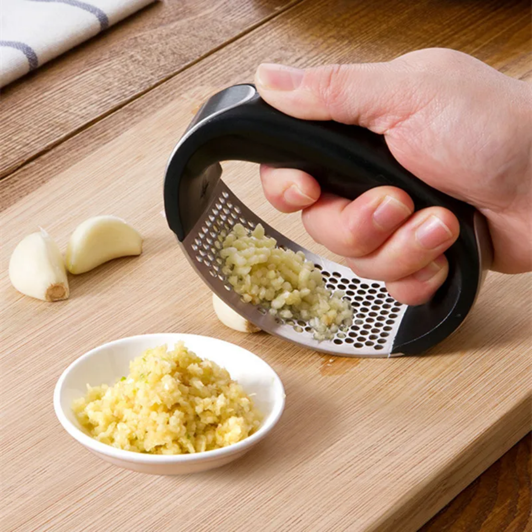 STAINLESS STEEL GARLIC PRESS GRINDER