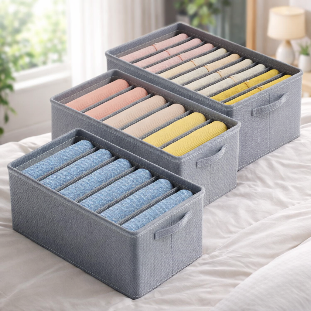 CLOTHES WARDROBE ORGANIZERS SET OF 3 PCS