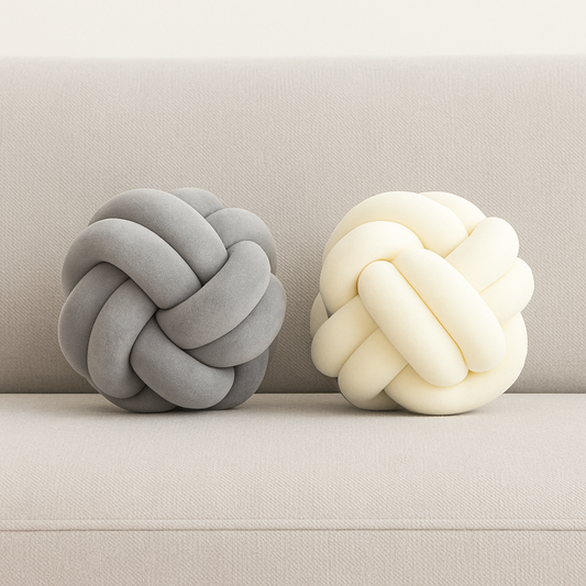 Knot ball cushion
