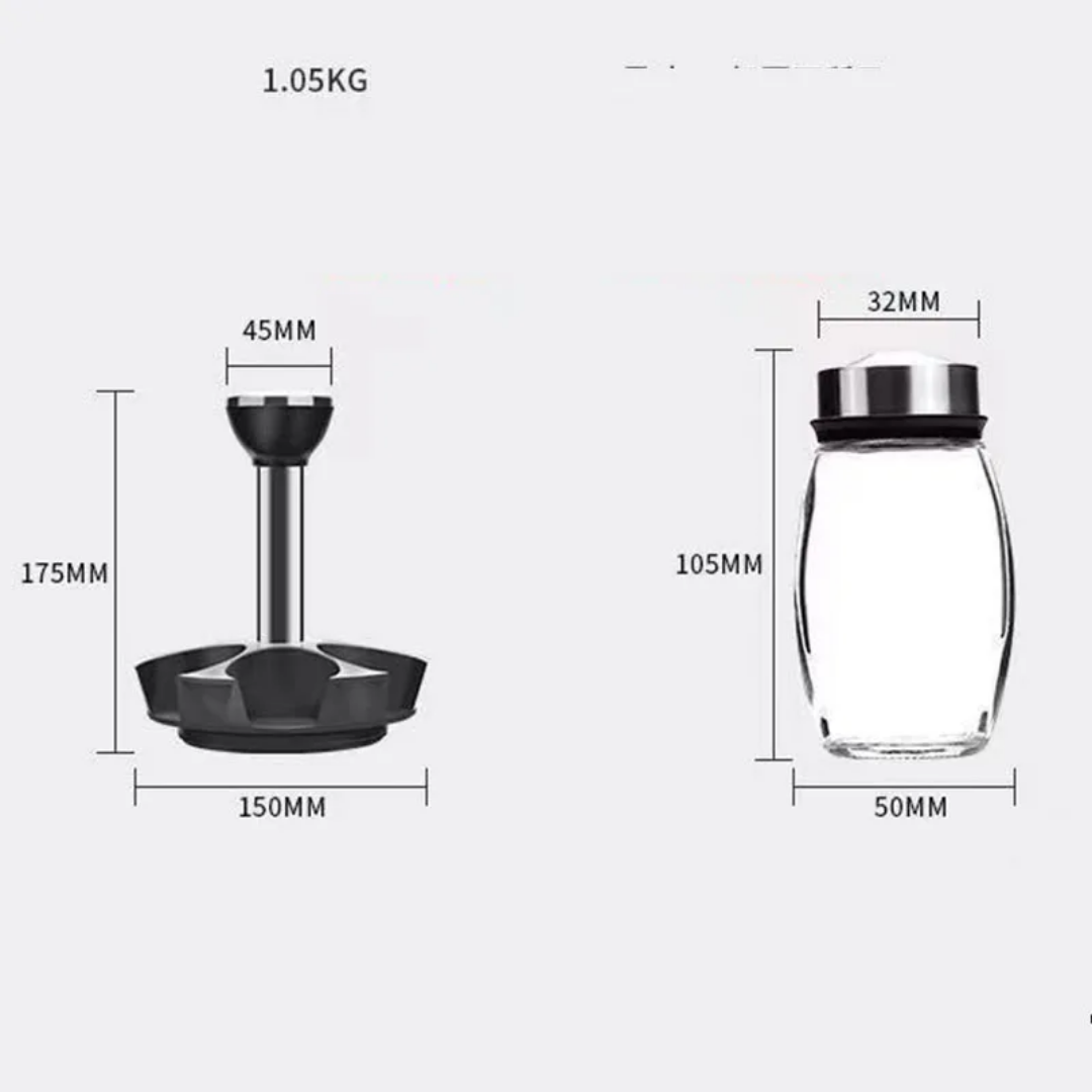 ROTATING SEASONING JARS SET