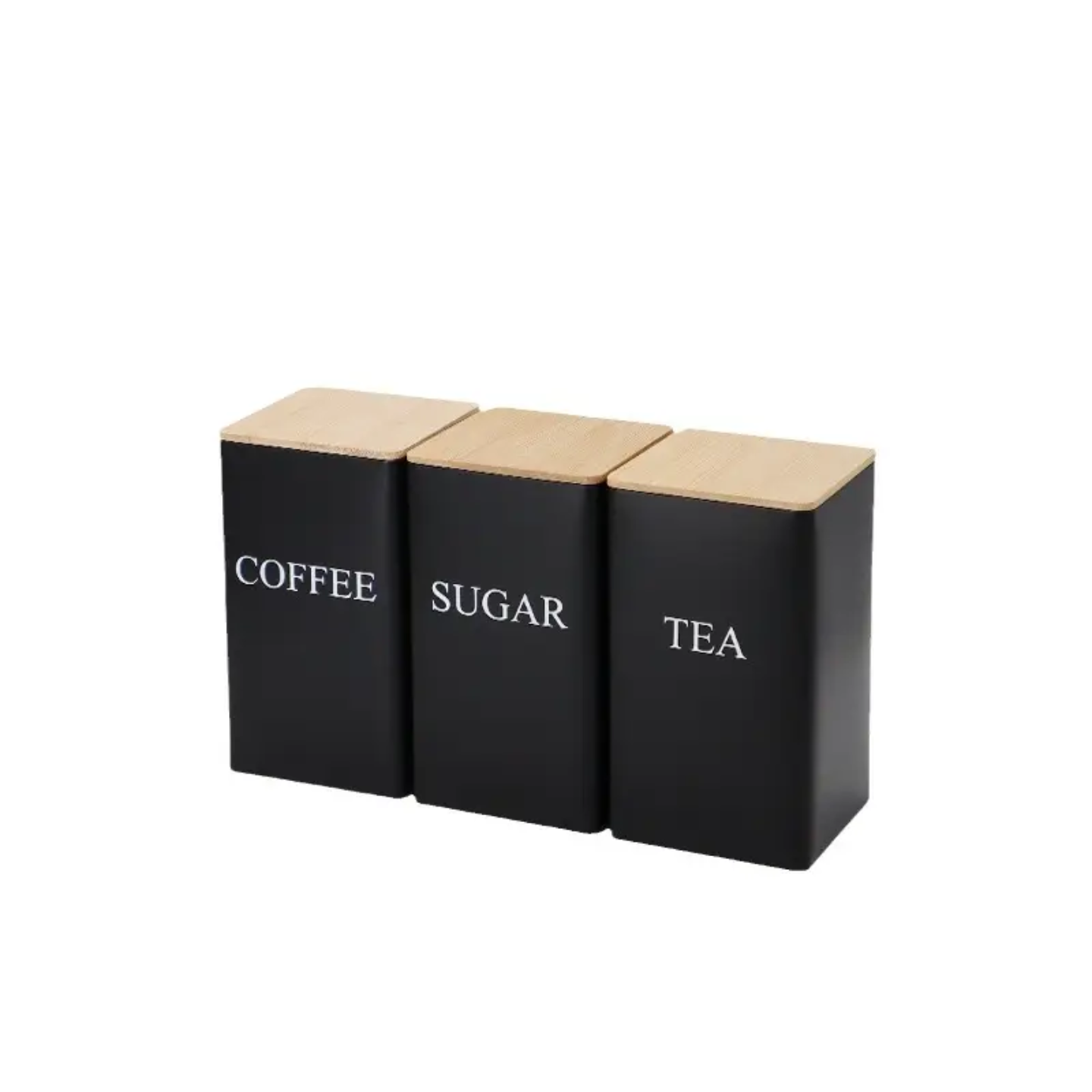 SUGAR, COFFEE , AND TEA JARS SET